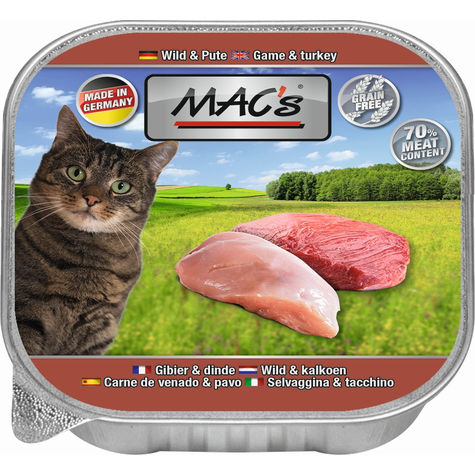 Mac's, Macs Cat Wild + Tacchino 85gs