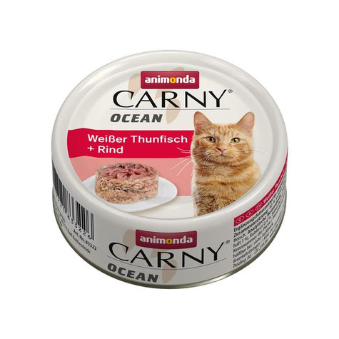 animonda cat carny, carny ocean tuna-beef 80gd
