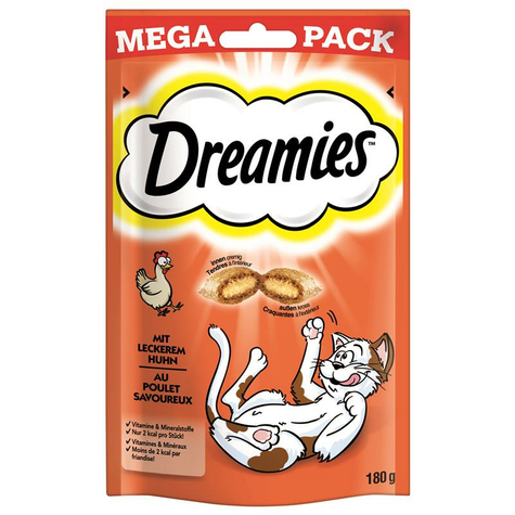 Dreamies, Dreamies Pollo Mega Pack 180g
