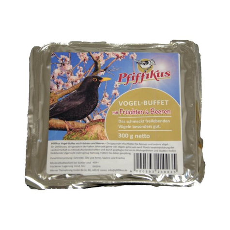 pfiffikus cibo per uccelli selvatici, pfiff.vogelbuffet frutta 1
