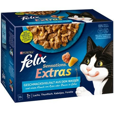 Nestle Cat, Fel Mp Sens.Extra Acqua 12x85gp