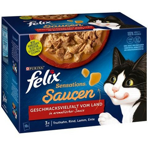 Nestle Cat, Fel Mp Sens.Sauce Country 12x85gp
