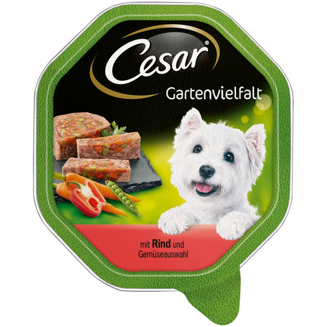 Cesar, Ces.Gardenv.Beef & Vegetables150gs