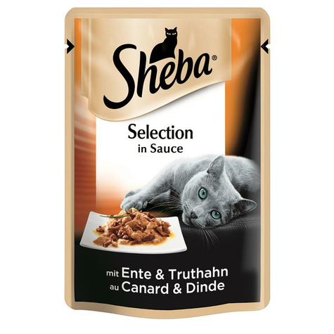 Sheba, She.Selec.Duck+Trut Sauce 85gp