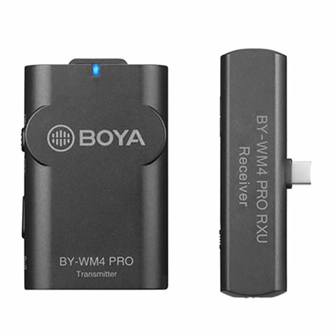 Boya 2.4 Ghz Lavalier Microfono Senza Fili By-Wm4 Pro-K5 F Android