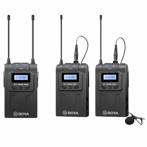 Boya Uhf Doppio Microfono Lavalier Wireless By-Wm8 Pro-K2