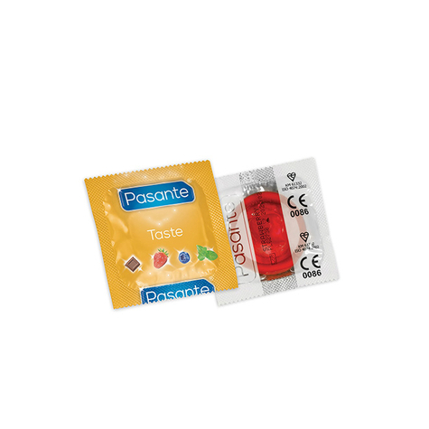 Profilattici : Condom Pasante Gusto Fragola 144pz