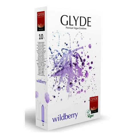 Preservativi: Glyde Ultra Wildberry 10 Preservativi