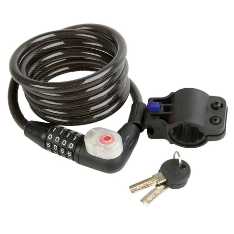 Spiral Cable Lock Led