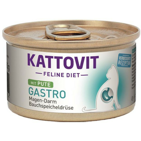 Kattovit Feline Diet Gastro Turkey - Gastrointestinal / Abdominal Spit