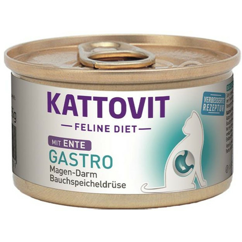 Kattovit Feline Diet Gastro Duck Sputo Gastrointestinale / Addominale