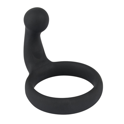 Cock Rings : Black Velvets Cock Ring With Stimulator