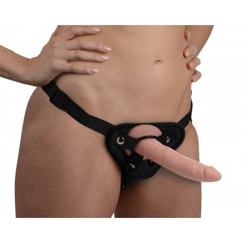 Realistic Dildo With Harness 19.5 Cm.