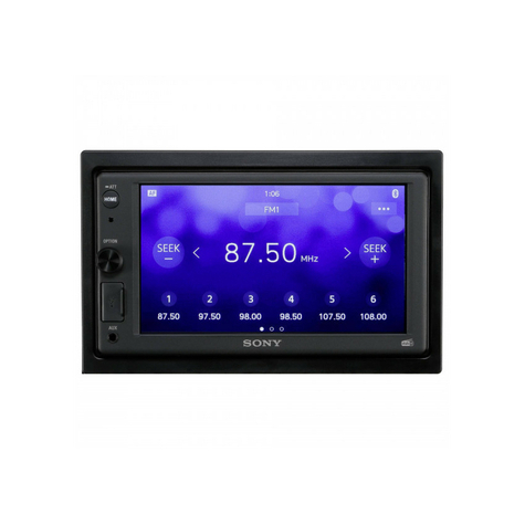 Sony Xav1550d.Eur Bluetooth / Ricevitore Multimediale Dab