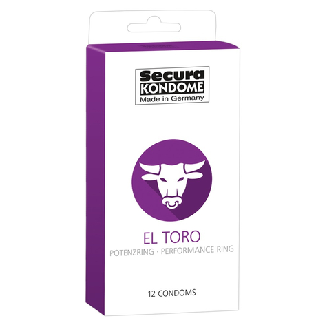 Preservativi : Preservativi Secura El Toro 12 Pezzi