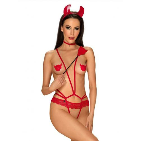 Costume Diabolico Erotico Evilia Rosso