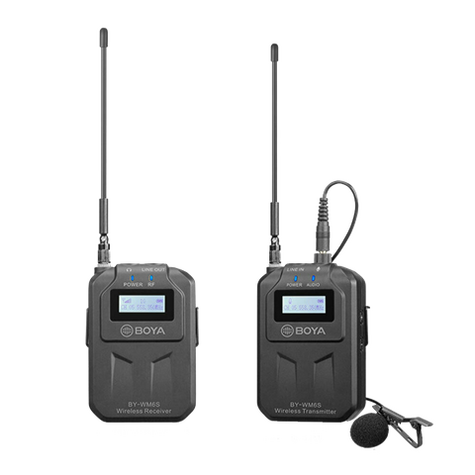 Boya Uhf Doppio Microfono Lavalier Wireless By-Wm6s