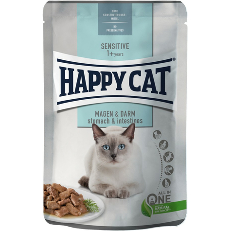 Sacchetto Happy Cat Sensitive Stomach & Intestine 85g