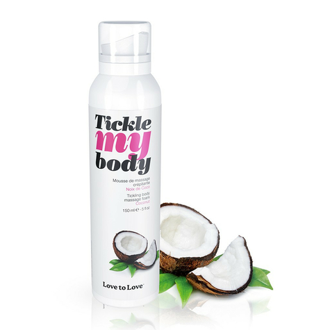 Massage Ol & Love To Love Tickle My Body Foam Coconut 150 Ml