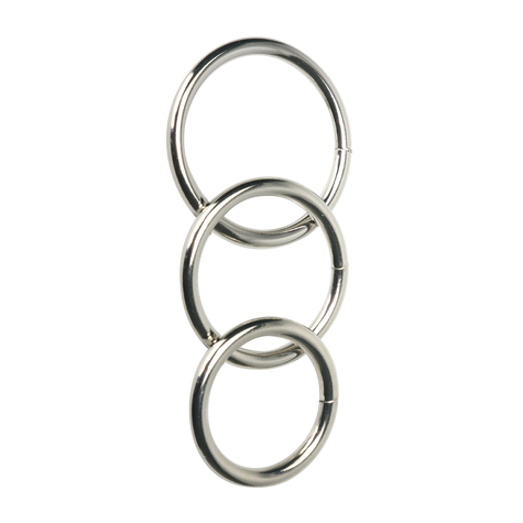 Cock Rings Trine - Steel Cockring Collection