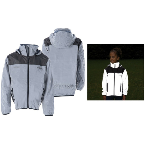Proviz Reflect360 Outdoor Jacket Kids Full Reflective/Grey Gr. 152         