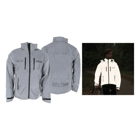 Proviz Reflect360 Outdoor Jacket Men Full Reflective/Grey Gr. Xl          