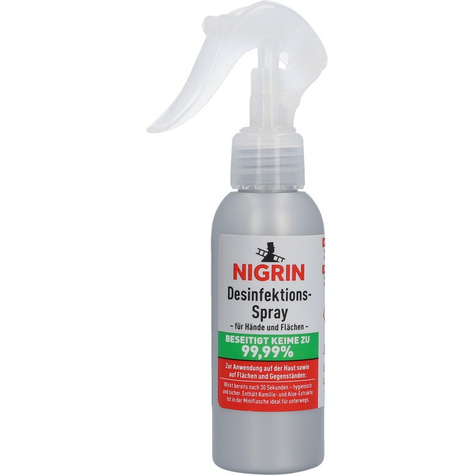 Nigrin Disinfettante Spray Per Mani E Superfici 100 Ml            