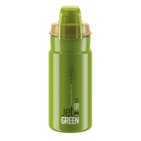 Bottiglia Per Bere Elite Jet Green Plus 550ml, Verde/Oliva                        