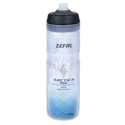Zefal Arctica Pro 75 Bottiglia Da 750ml/25oz Altezza 259mm Argento-Blu       