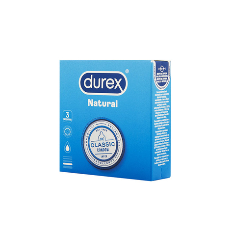 Durex Natural 3 Pezzi Classic