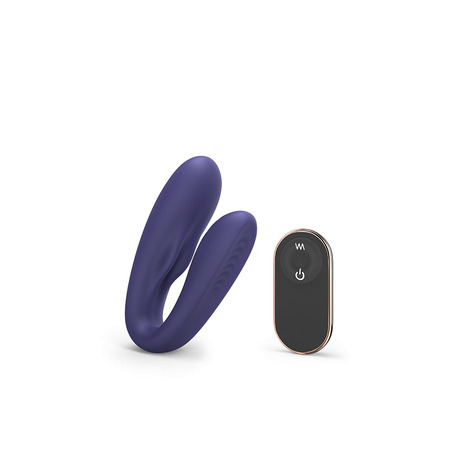Love To Love - Match Up - Couple Vibrator With Remote Control - Indigo