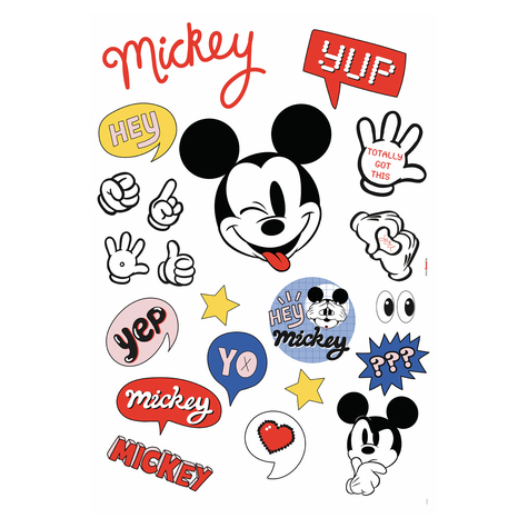 Tatuaggio Da Parete  Adesivo Murale - Is A Mickey Thing - Dimensioni 50 X 70 Cm