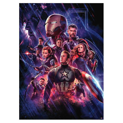 Carta Da Parati - Poster Del Film Avengers Endgame - Dimensioni 184 X 254 Cm