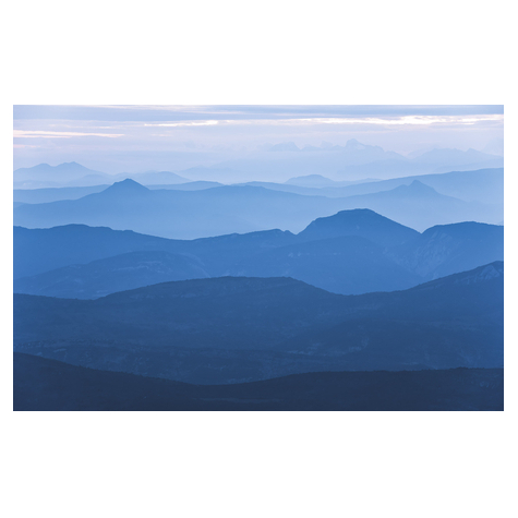 Carta Da Parati Adesiva Fotografica  - Blue Mountain - Dimensioni 400 X 250 Cm