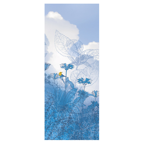 Carta Da Parati Adesiva Fotografica  - Pannello Blue Sky - Dimensioni 100 X 250 Cm