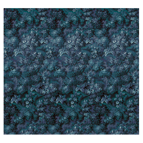 Carta Da Parati Adesiva Fotografica  - Botanique Bleu - Dimensioni 300 X 280 Cm