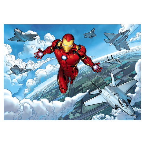 Carta Da Parati Adesiva Fotografica  - Iron Man Flight - Dimensioni 400 X 280 Cm