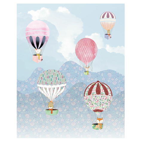 Carta Da Parati Adesiva Fotografica  - Happy Balloon - Dimensioni 200 X 250 Cm