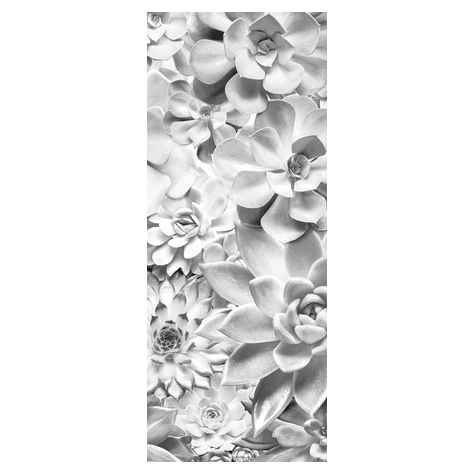 Carta Da Parati Adesiva Fotografica  - Pannello Shades Black And White - Dimensioni 100 X 250 Cm