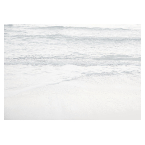 Carta Da Parati Adesiva Fotografica  - Spiaggia D'argento - Dimensioni 400 X 280 Cm