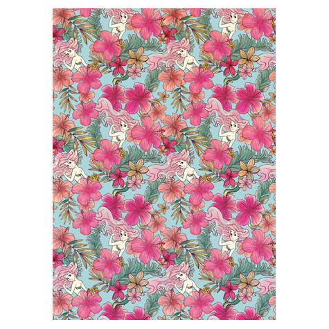 Carta Da Parati Adesiva Fotografica  - Ariel Pink Flower - Dimensioni 200 X 280 Cm