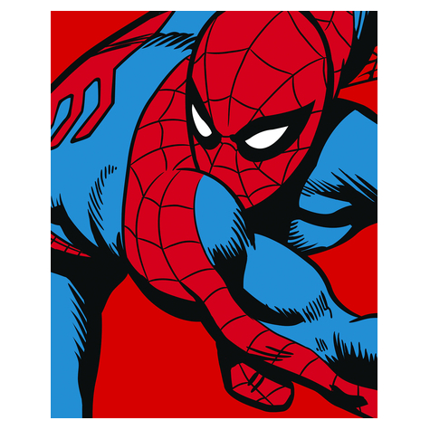 Carta Da Parati Adesiva Fotografica  - Marvel Powerup Spider-Man Watchout - Dimensioni 200 X 250 Cm