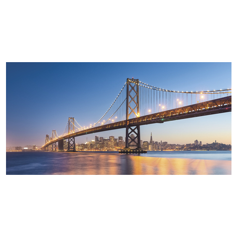 Carta Da Parati Adesiva Fotografica  - San Francisco Spettacolare - Dimensioni 200 X 100 Cm