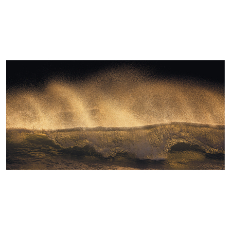 Carta Da Parati Adesiva Fotografica  - Golden Wave - Dimensioni 200 X 100 Cm