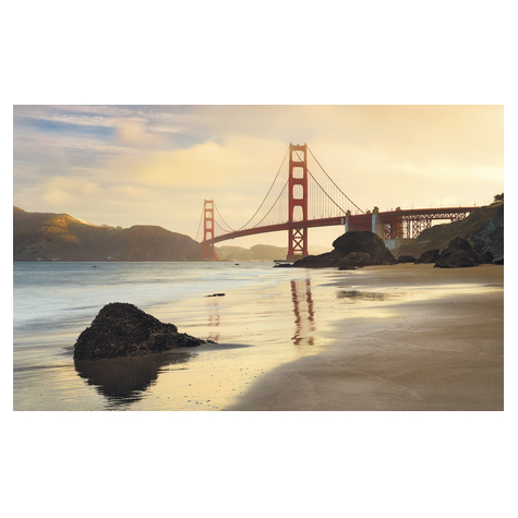 Carta Da Parati Adesiva Fotografica  - Golden Gate - Dimensioni 400 X 250 Cm