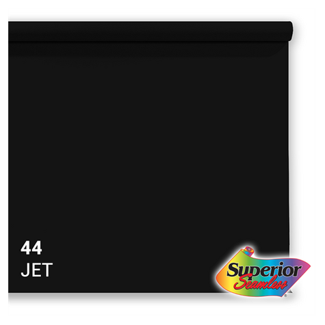 Superior Background Paper 44 Jet Black 2.18 X 11m