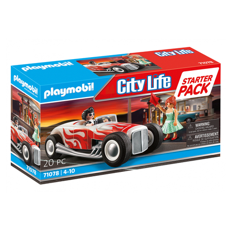 Playmobil City Life - Pacchetto Iniziale Hot Rod (71078)