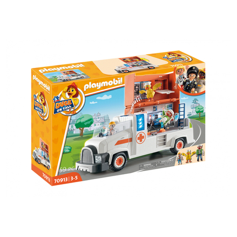 Playmobil Duck On Call - Camion Medico D'emergenza (70913)
