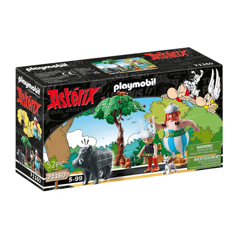 Playmobil Asterix Caccia Al Cinghiale (71160)