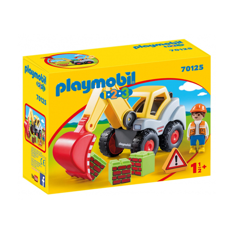 Playmobil 1.2.3 - Escavatore A Pala (70125)